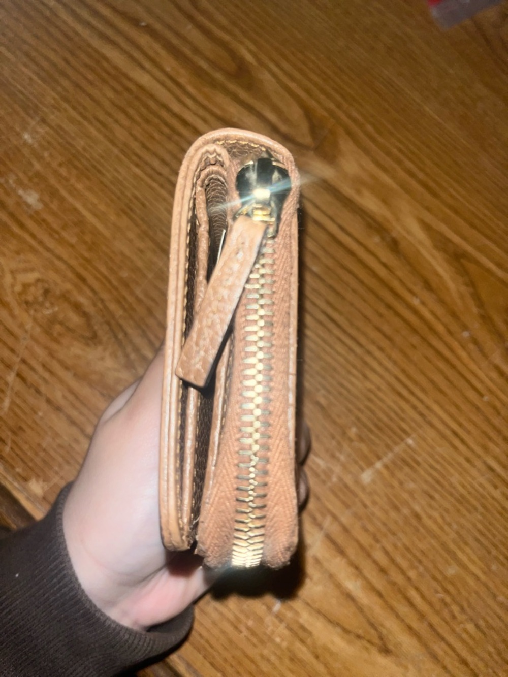 Vintage Gucci Original GG/Dollar Calf Mibcel - Mix Color Zip Wallet - Picture 6 of 6